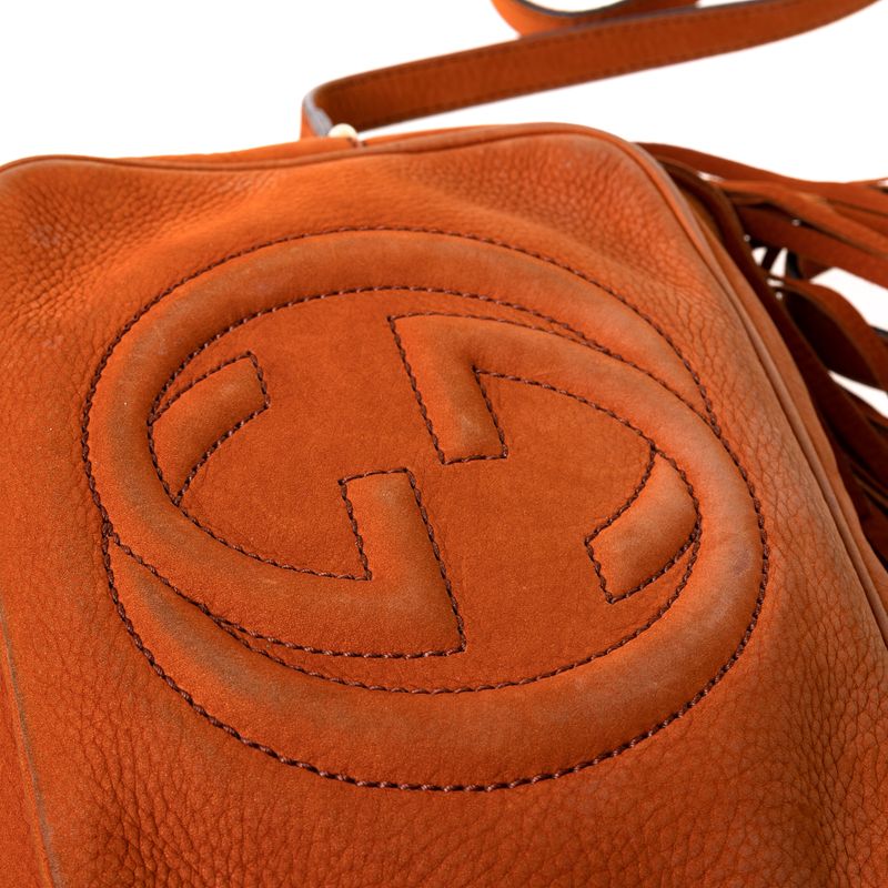 Bolsa-Gucci-Soho-Disco-Camurca-Laranja