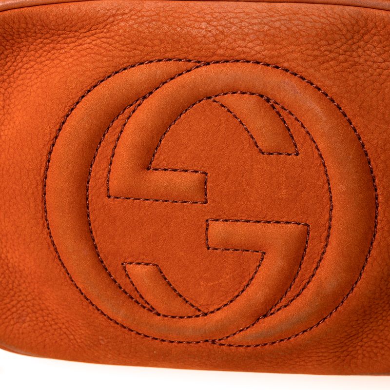 Bolsa-Gucci-Soho-Disco-Camurca-Laranja
