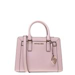 Bolsa-Michael-Kors-Crossbody-Couro-Saffiano-Rosa-Claro