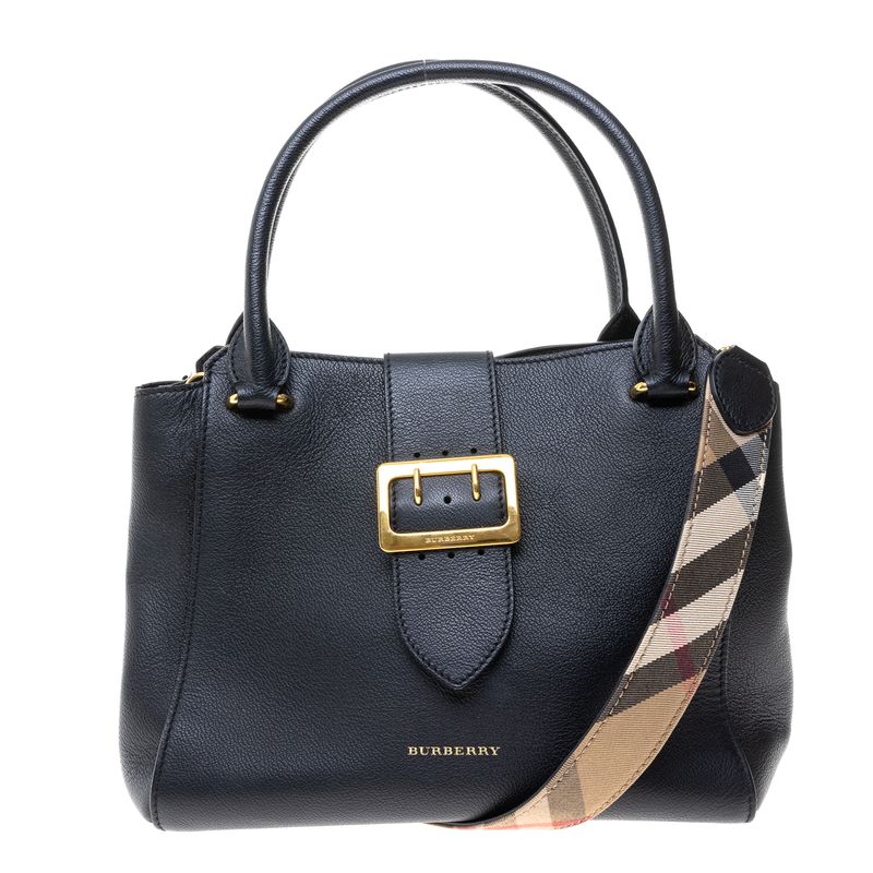 Bolsa-Burberry-Couro-Preto
