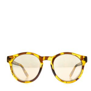 Óculos Le Specs Acetato Marrom e Lente Espelhada