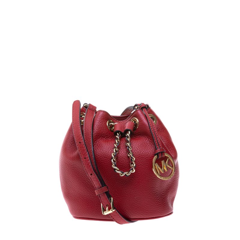 Bolsa-Michael-Kors-Bucket-Couro-Vermelho