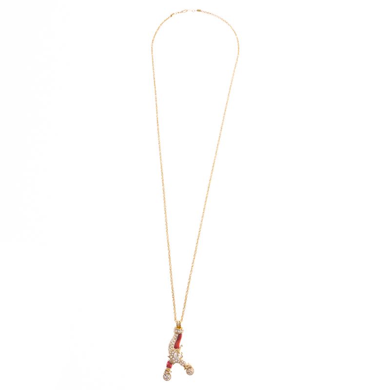 Colar-Swarovski-Pierrot-Vermelho-e-Dourado
