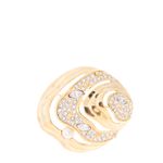 Broche-Swarovski-Concha-Dourado-Cristais-e-Perola