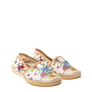 Alpargata Gucci Branca Flora