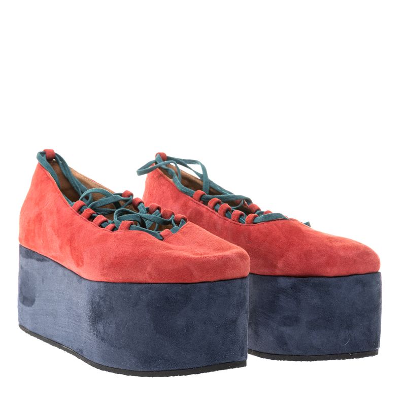 Sapato-Plataforma-Botti---Alix-Camurca-Azul-Marinho-e-Vermelho