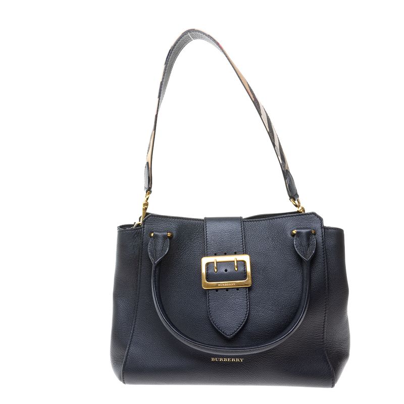 Bolsa-Burberry-Couro-Preto