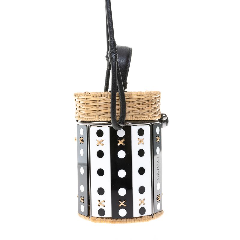 Bolsa-Wai-Wai-Bamboo-Acetato-Preto-e-Branco