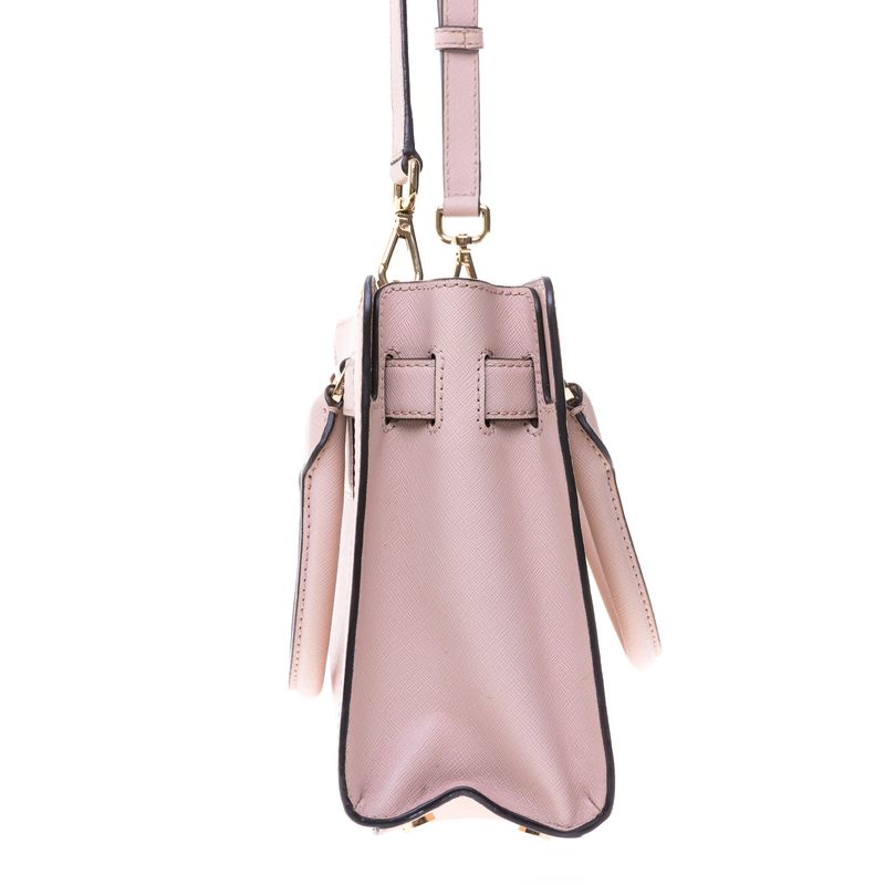 Bolsa-Michael-Kors-Crossbody-Couro-Saffiano-Rosa-Claro