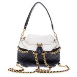Mochila-Moschino-Preto-e-Branco-Alca-Corrente