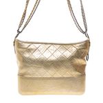 Bolsa-Chanel-Gabrielle-Hobo-Lambskin-Dourada