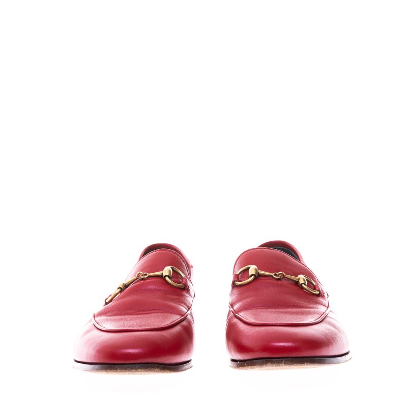Mocassim-Gucci-Horsebit-Couro-Vermelho