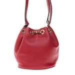 Bolsa-Michael-Kors-Bucket-Couro-Vermelho