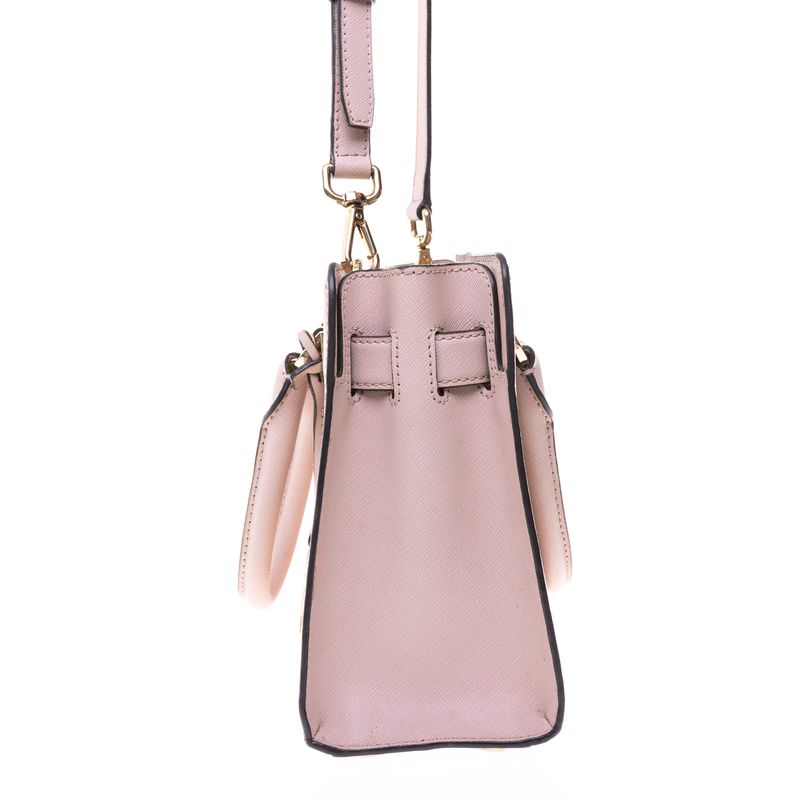 Bolsa-Michael-Kors-Crossbody-Couro-Saffiano-Rosa-Claro
