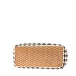 Bolsa-Miu-Miu-Tote-Couro-Trancado-Branco-Preto-e-Bege