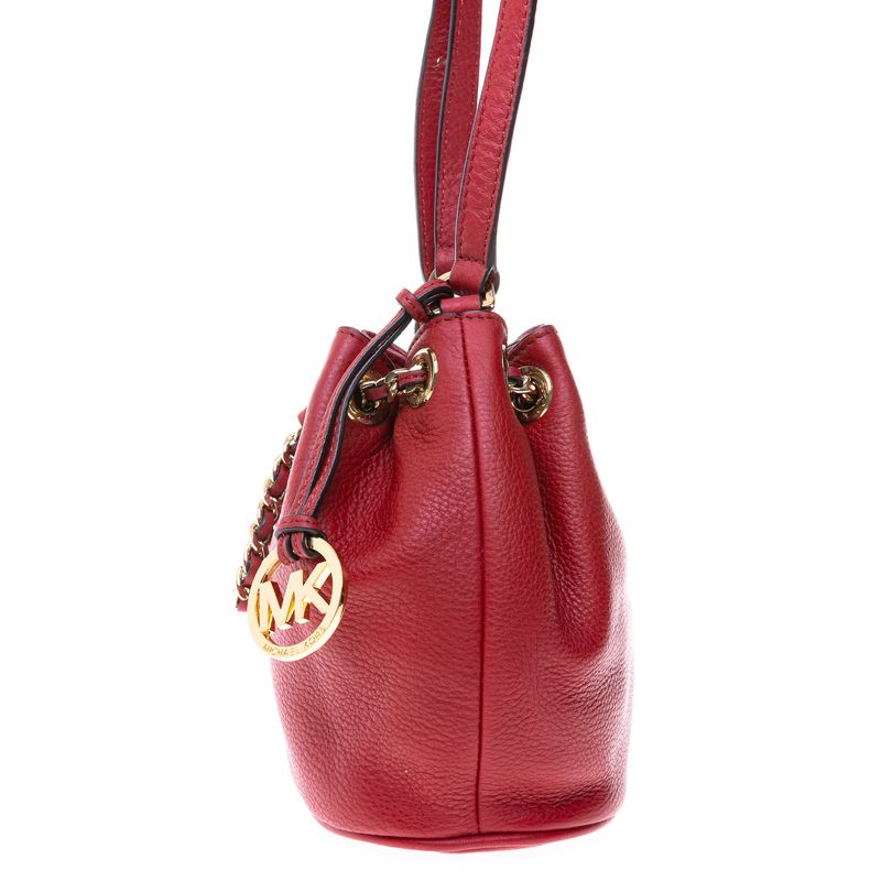 Bolsa-Michael-Kors-Bucket-Couro-Vermelho