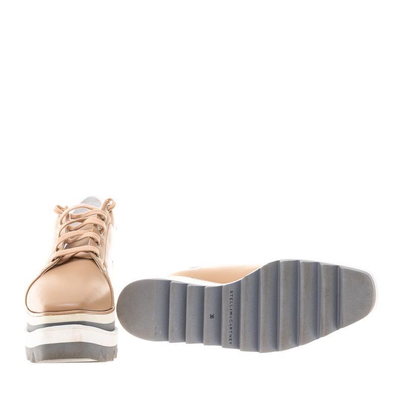 Tenis-Plataforma-Stella-McCartney-Elyse-Couro-Bege