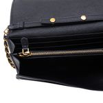 Carteira-Prada-Couro-Saffiano-Preto-com-Alca