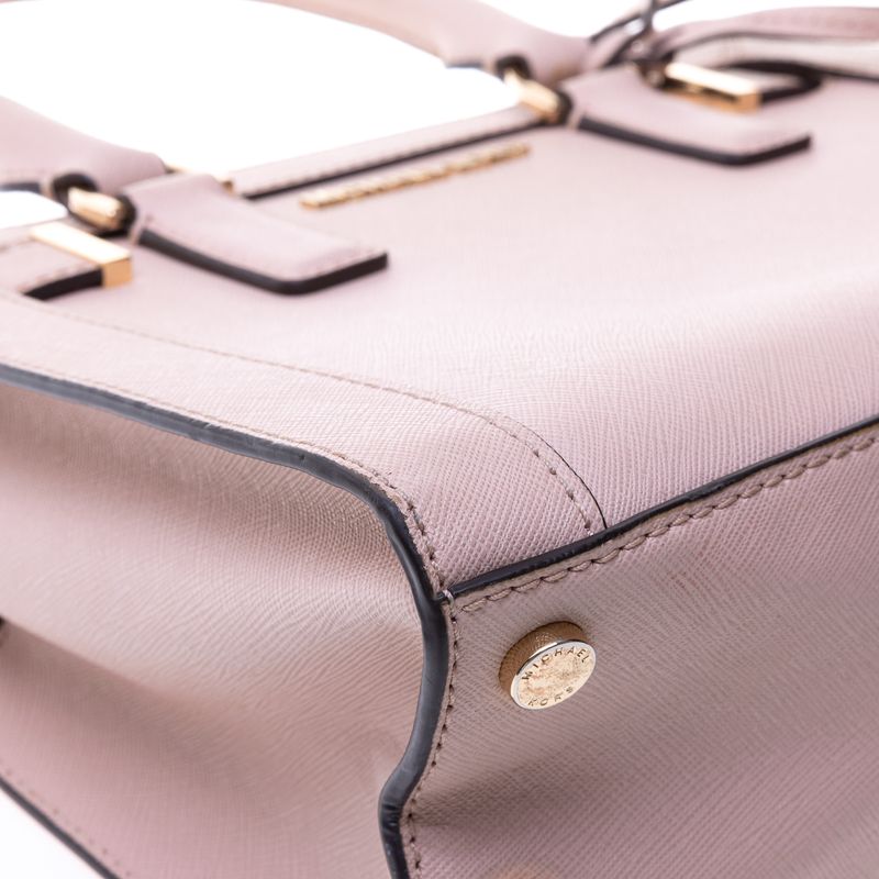 Bolsa-Michael-Kors-Crossbody-Couro-Saffiano-Rosa-Claro