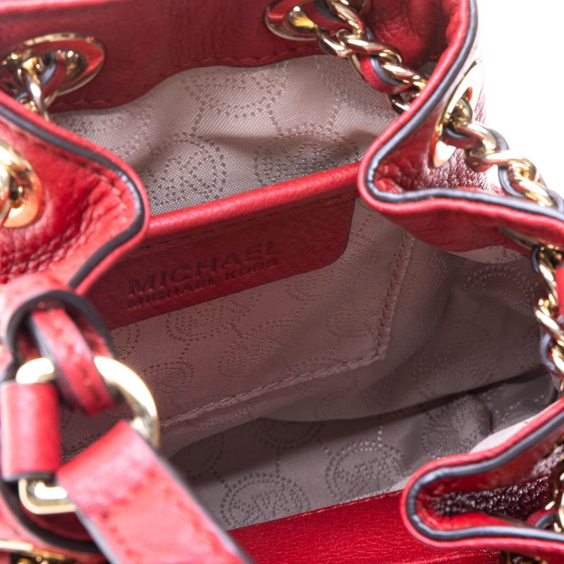 Bolsa-Michael-Kors-Bucket-Couro-Vermelho