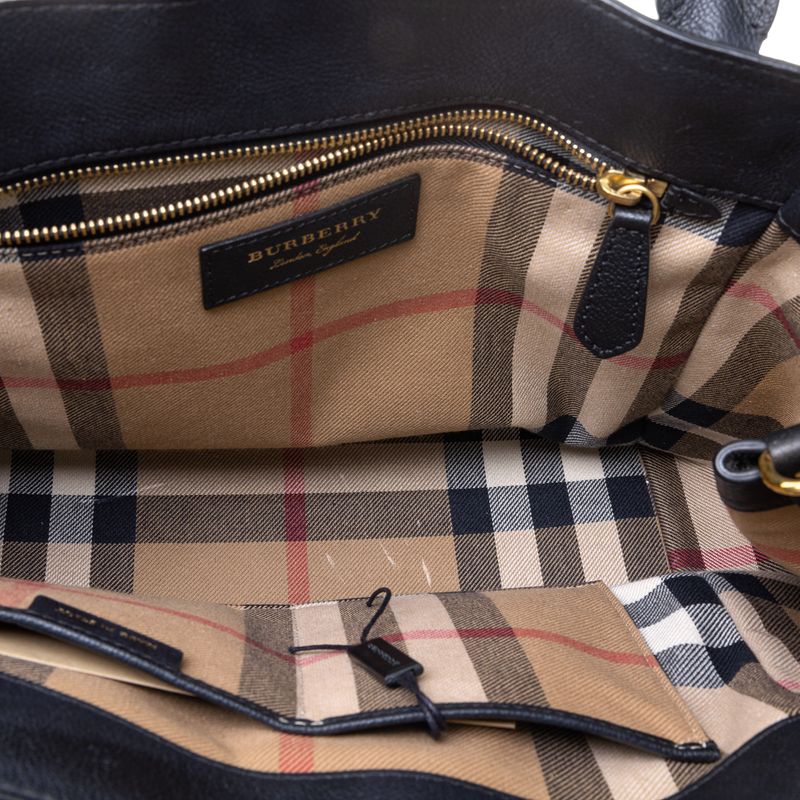 Bolsa-Burberry-Couro-Preto