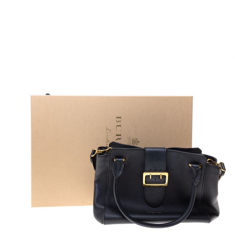 Bolsa-Burberry-Couro-Preto