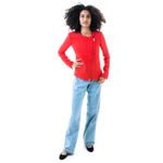 Blazer-Emporio-Armani-Tweed-Vermelho