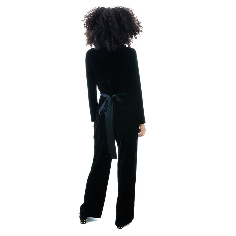 Macacao-Diane-Von-Furstenberg-Veludo-Preto