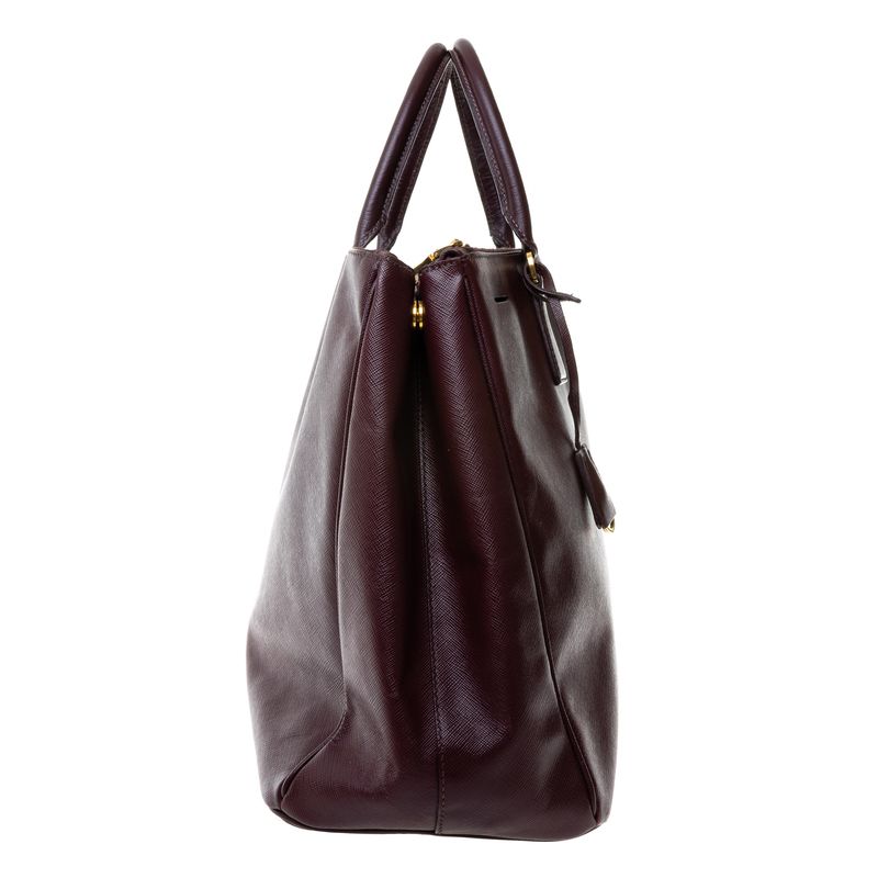 Bolsa-Prada-Galleria-Grande-Saffiano-Vinho
