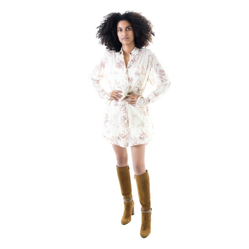 Camisa-Forte-Forte-Bege-Estampa-Floral-Vermelha