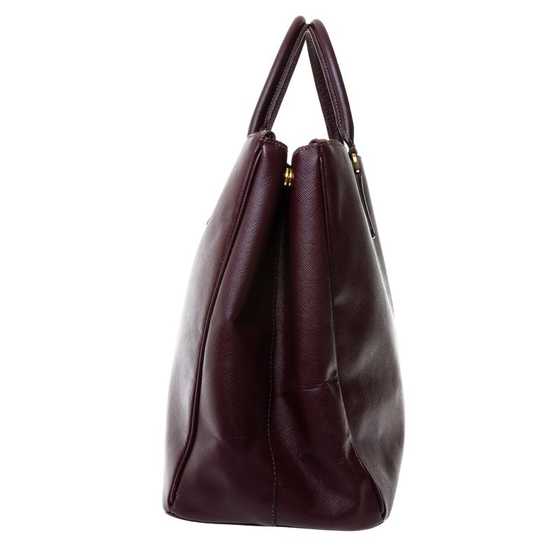 Bolsa-Prada-Galleria-Grande-Saffiano-Vinho