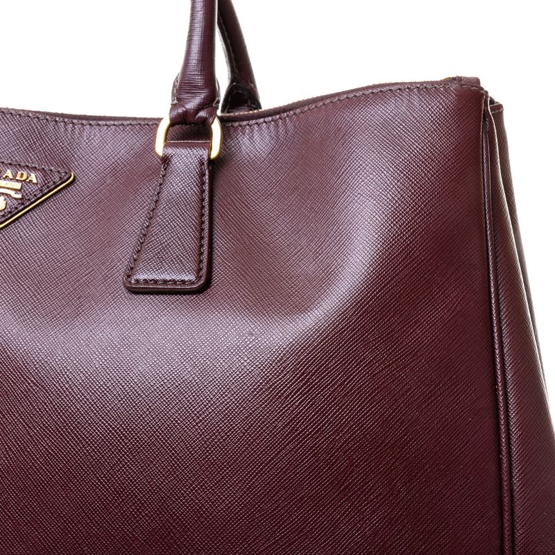 Bolsa-Prada-Galleria-Grande-Saffiano-Vinho
