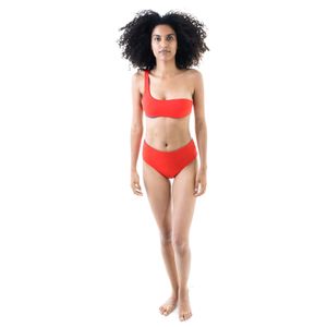 Biquini Solid & Striped Dupla Face Vermelho e Azul