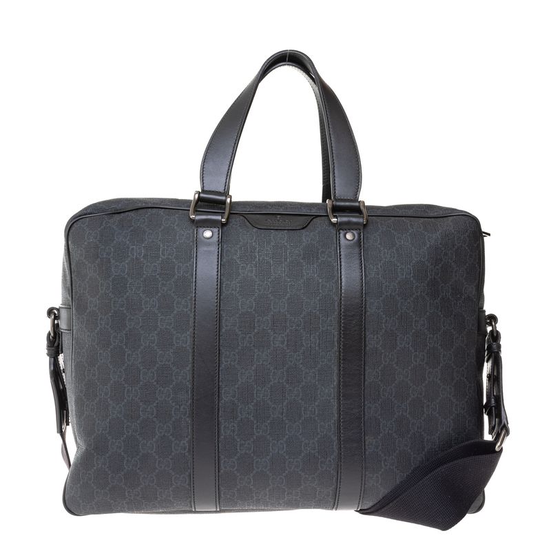 Pasta-Gucci-GG-Supreme-Canvas-Preto