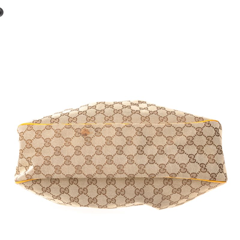 Bolsa-Gucci-Transversal-GG-Supreme-Couro-Mostarda