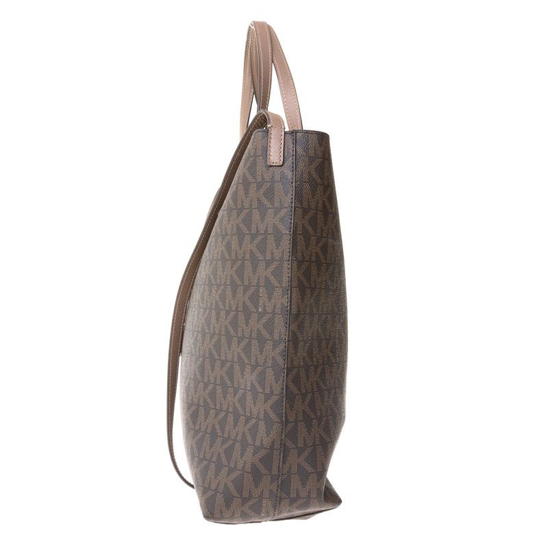 Bolsa-Michael-Kors-Tote-Jet-Set-Monogram-Marrom
