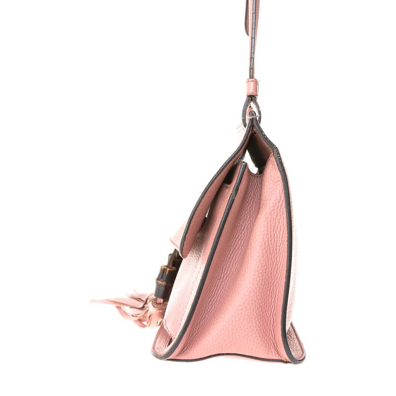 Bolsa-Gucci-Bamboo-Daily-Flap-Couro-Rosa