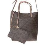 Bolsa-Michael-Kors-Tote-Jet-Set-Monogram-Marrom