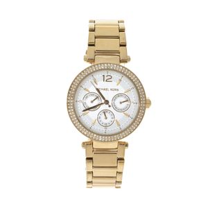 Relógio Michael Kors Dourado e Cristais
