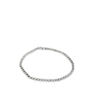 Pulseira Riviera Ouro Branco e Brilhantes