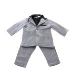 Conjunto-Paleto-e-Calca-Infantil-Algodao-Mescla