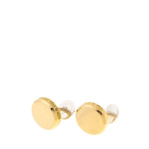 Abotoadura Tiffany & Co Ouro Amarelo e Branco