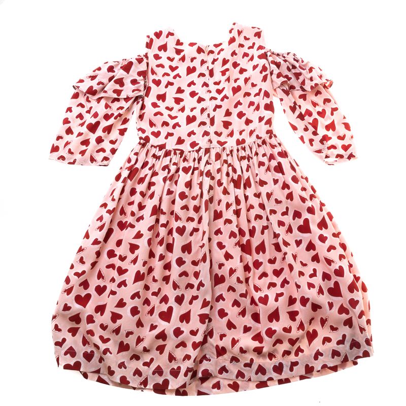 Vestido-Mixed-Infantil-Rosa-Estampa-Coracoes