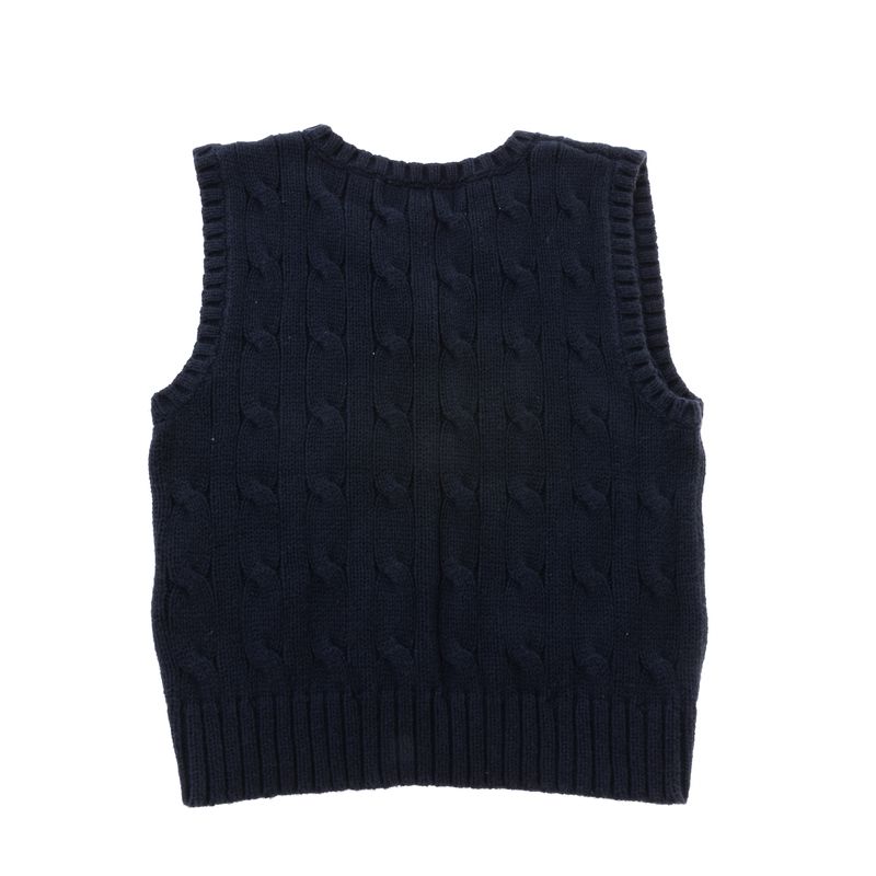 Colete-Infantil-Polo-Ralph-Lauren-Tricot-Azul-Marinho