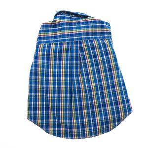 Camisa Infantil Ralph Lauren Xadrez Azul e Amarelo
