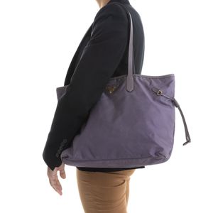Bolsa Prada Tote Nylon Roxo