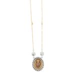 Colar-Nossa-Senhora-Ouro-Branco-Brilhantes-e-Safiras-Brancas