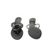 Sandalia-Rasteira-Chanel-Camelia-Preta
