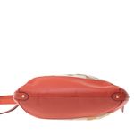 Bolsa-Coach-Monograma-e-Couro-Laranja