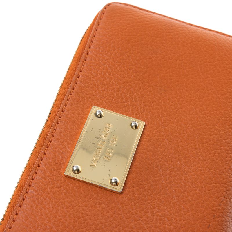 Carteira-Michael-Kors-Couro-Laranja